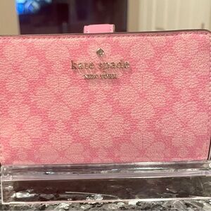 Kate Spade Pink Spade Flower Wallet NEW